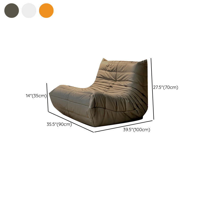 Contemporary Living Room Chesterfield Chair Solid Color Sleeper Sofa Chair
