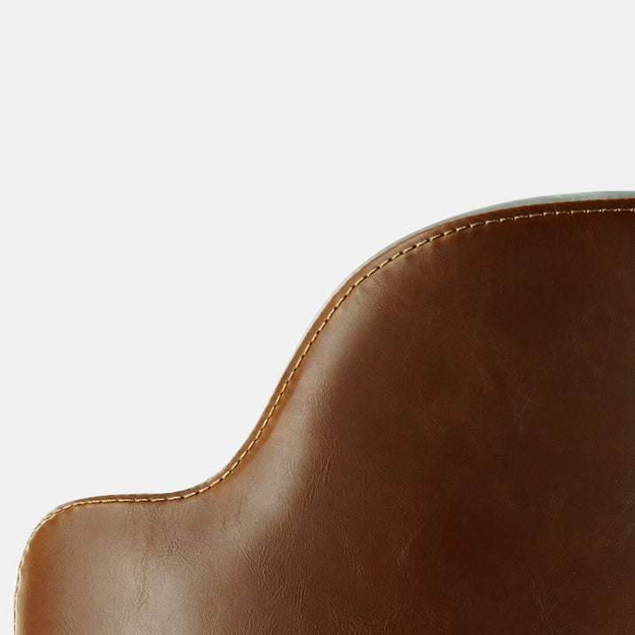 Faux Leather and Metal Contemporary Dining and Accent Chairs