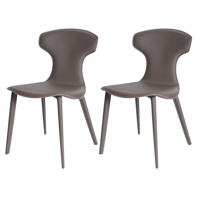 Contemporary Faux Leather Dining and Accent Chairs for Kitchen