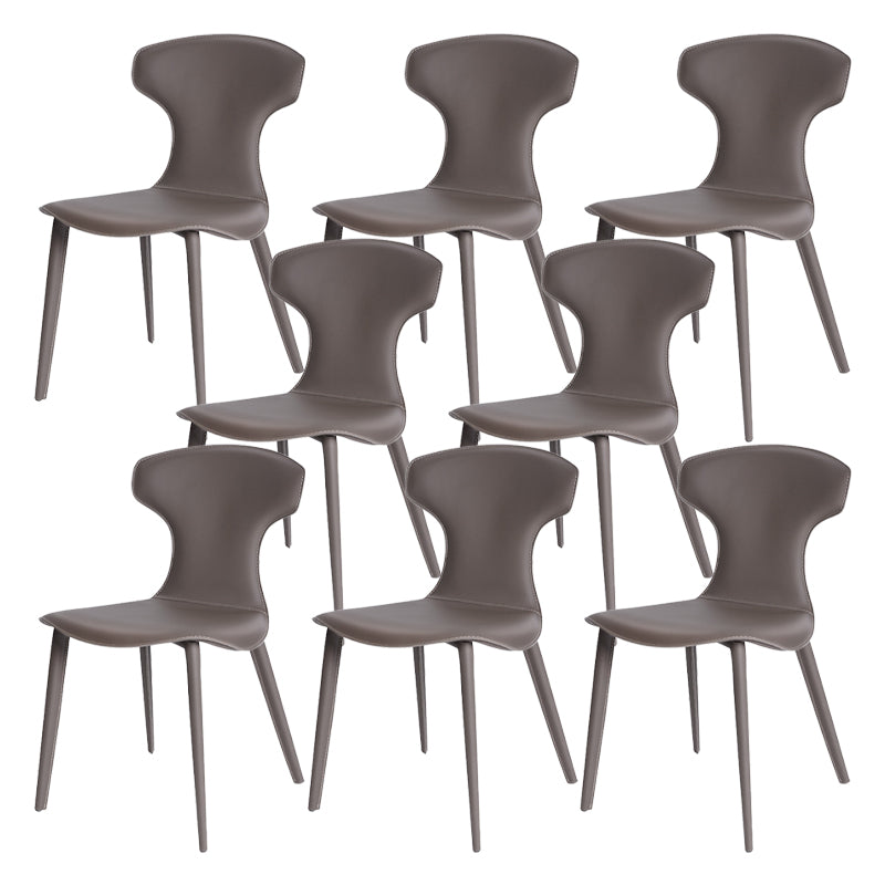 Contemporary Faux Leather Dining and Accent Chairs for Kitchen