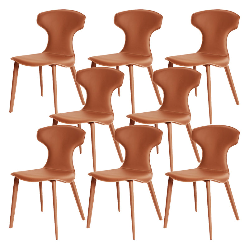 Contemporary Faux Leather Dining and Accent Chairs for Kitchen