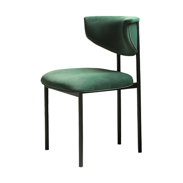 Contemporary Open Back Upholstered Dining Side Chair for Home