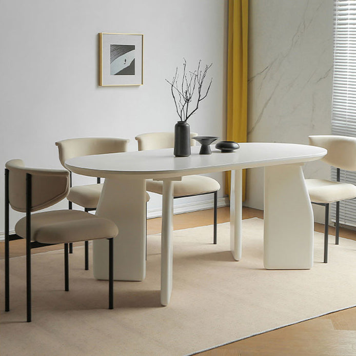 Contemporary Open Back Upholstered Dining Side Chair for Home