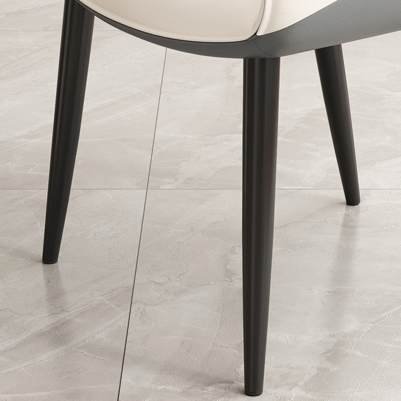 Glam Style Parsons Back Upholstered 4 Legs Home Use Dining Side Chair
