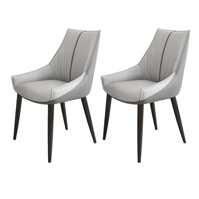 Glam Style Parsons Back Upholstered 4 Legs Home Use Dining Side Chair