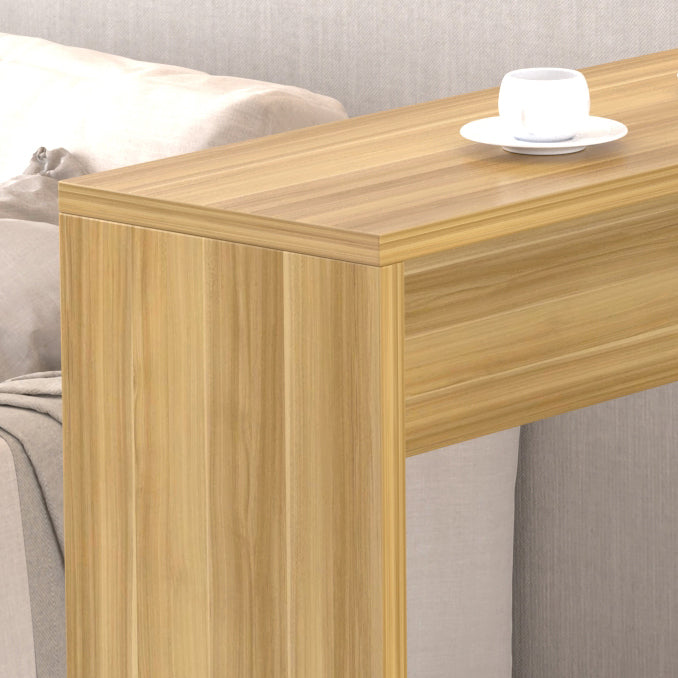 Contemporary Rectangle Double Pedestal Bar Table for Kitchen Dining Room