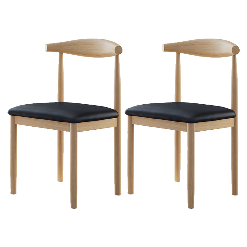 Contemporary Home Dining Chair Open Back Upholstered Dining Chair