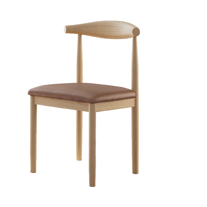 Contemporary Home Dining Chair Open Back Upholstered Dining Chair