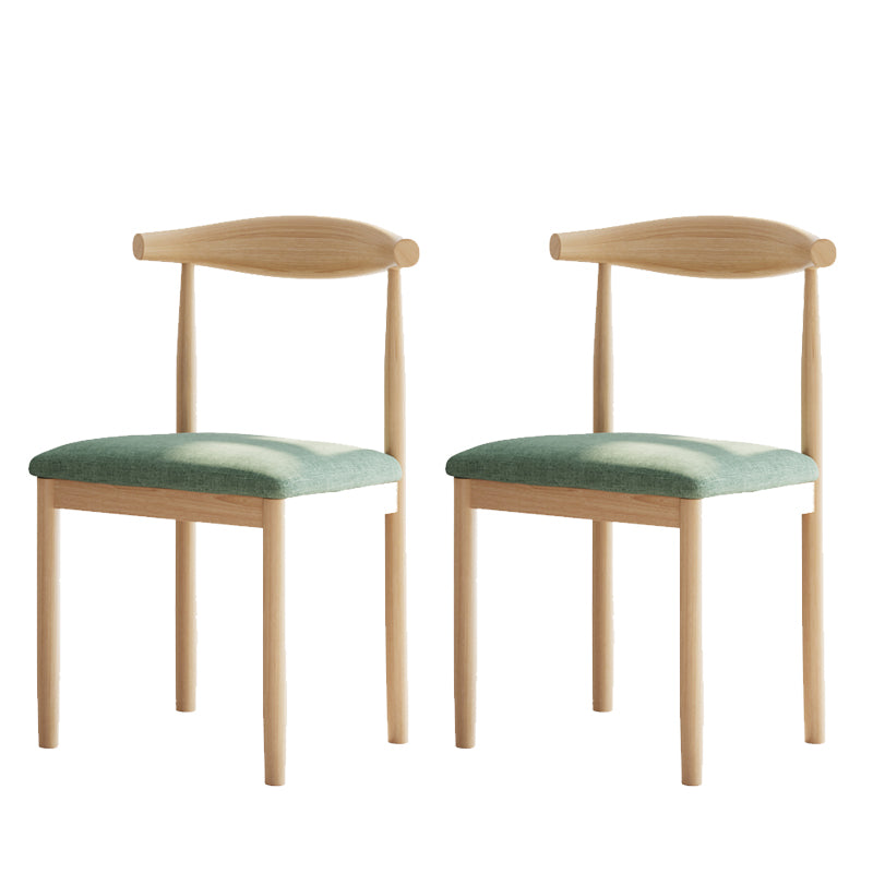 Contemporary Home Dining Chair Open Back Upholstered Dining Chair