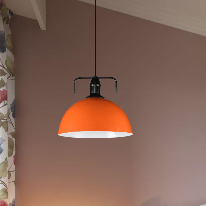 12 "/14"/16 "largo 1 luce in metallo leggero luce vintage blu/verde a sospensione del soffitto con cavo