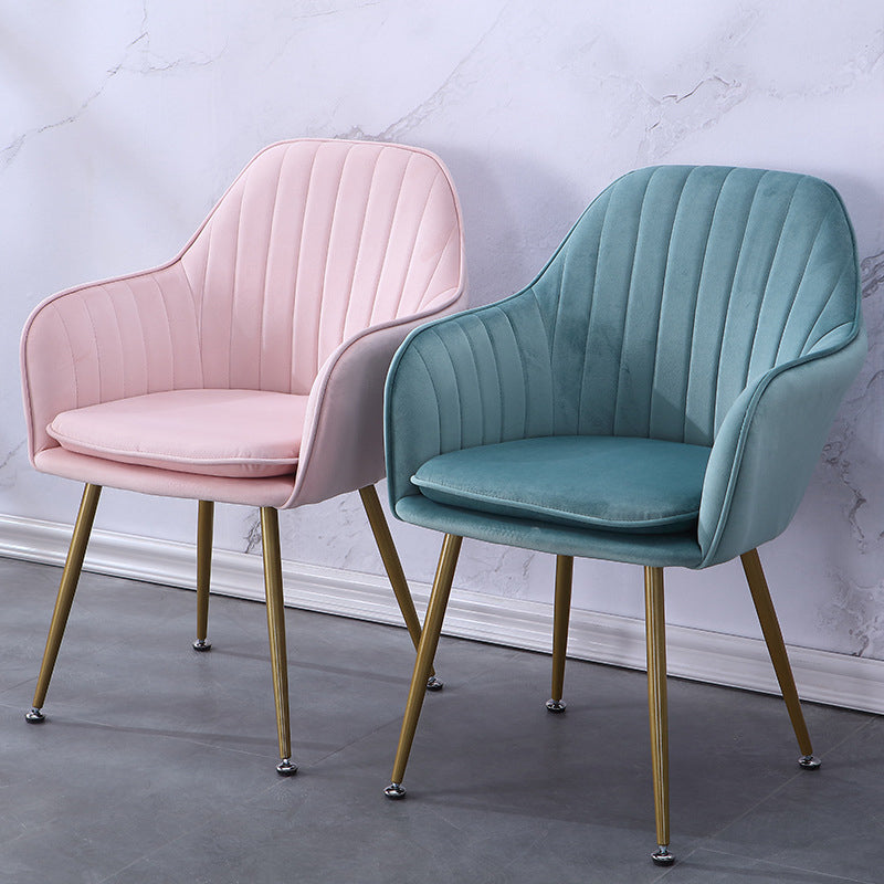 Armless Desk Chair No Distressing Ergonomic Modern Office Chair
