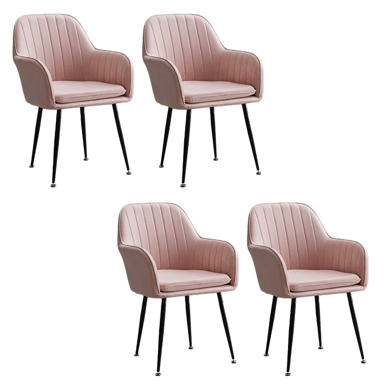Armless Desk Chair No Distressing Ergonomic Modern Office Chair