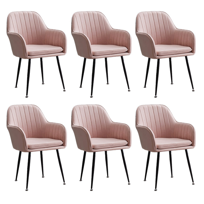 Armless Desk Chair No Distressing Ergonomic Modern Office Chair