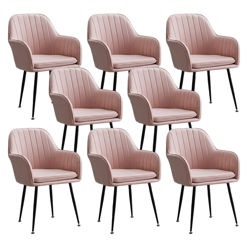 Armless Desk Chair No Distressing Ergonomic Modern Office Chair