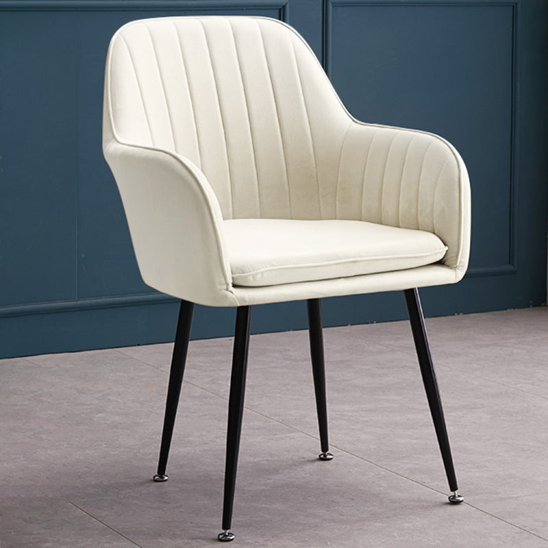 Armless Desk Chair No Distressing Ergonomic Modern Office Chair