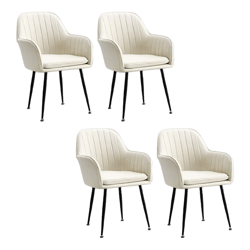 Armless Desk Chair No Distressing Ergonomic Modern Office Chair