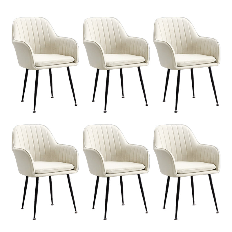 Armless Desk Chair No Distressing Ergonomic Modern Office Chair