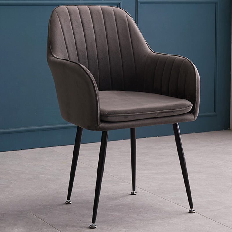Armless Desk Chair No Distressing Ergonomic Modern Office Chair