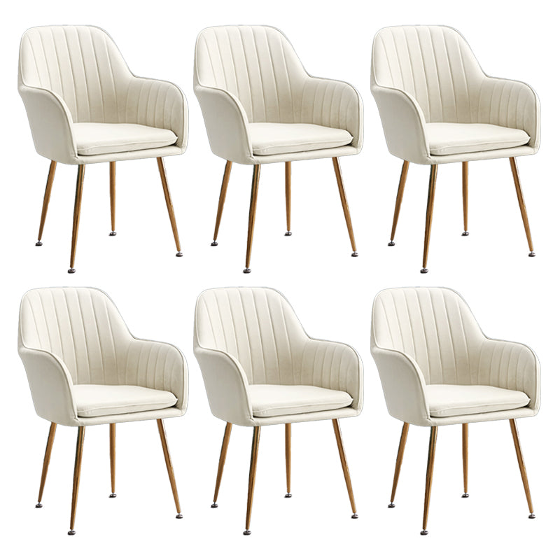Armless Desk Chair No Distressing Ergonomic Modern Office Chair