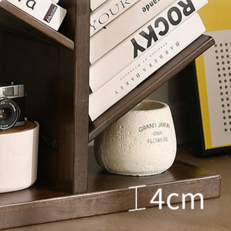 Scandinavian Open Storage Shelf Bookcase with Shelves for Home Office