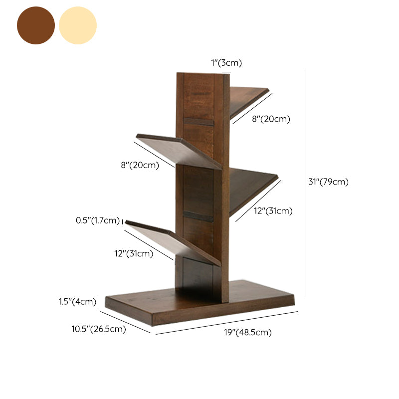 Scandinavian Open Storage Shelf Bookcase with Shelves for Home Office