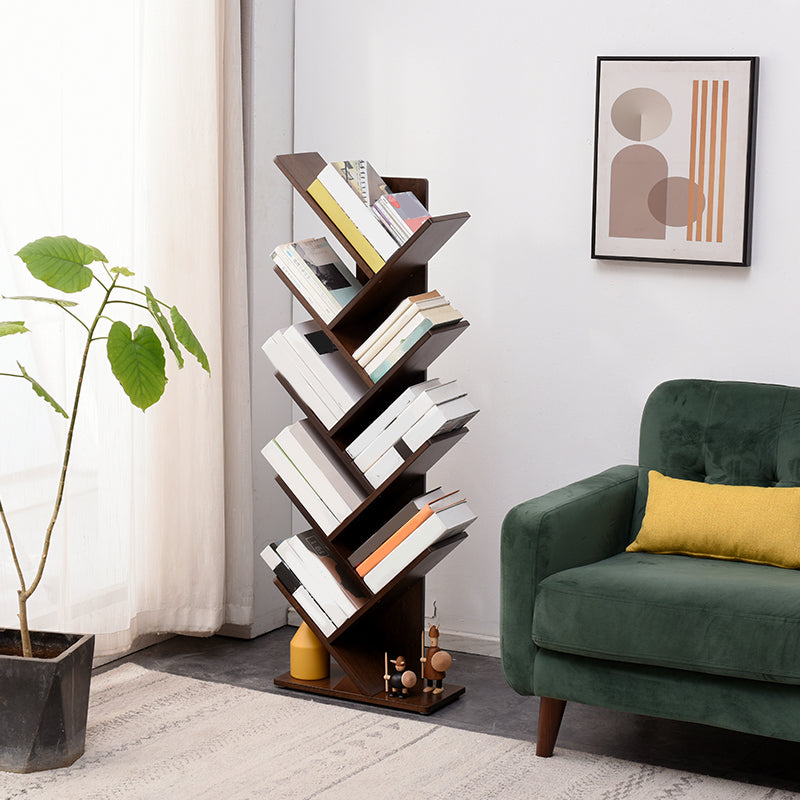 Scandinavian Open Storage Shelf Bookcase Shelves Included for Home Office