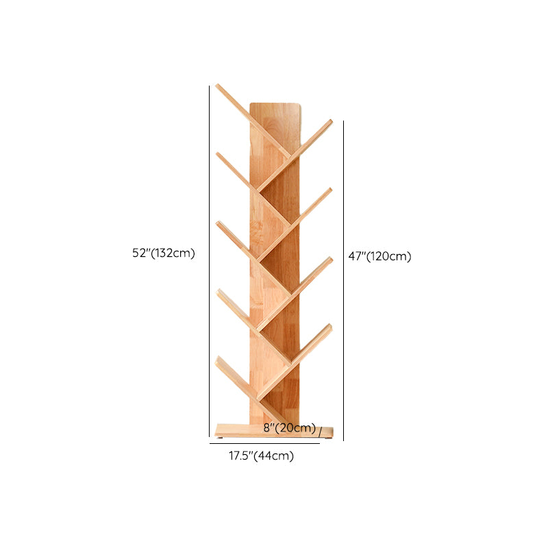 Scandinavian Open Storage Shelf Bookcase Shelves Included for Home Office