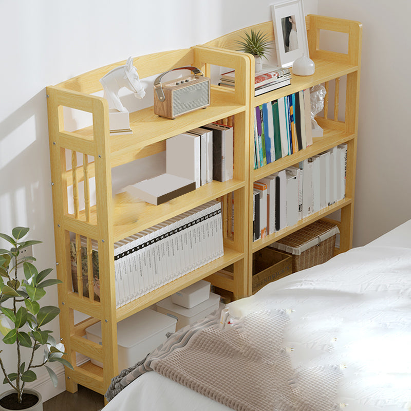 Scandinavian Open Shelf Bookcase Shelves Included for Home Office