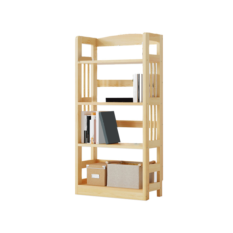 Scandinavian Open Shelf Bookcase Shelves Included for Home Office