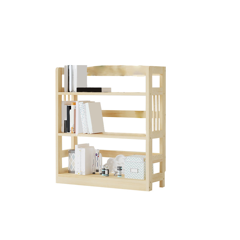 Scandinavian Open Shelf Bookcase Shelves Included for Home Office