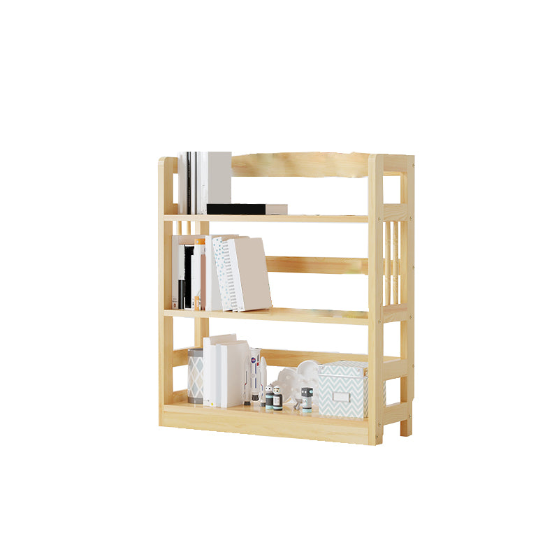 Scandinavian Open Shelf Bookcase Shelves Included for Home Office