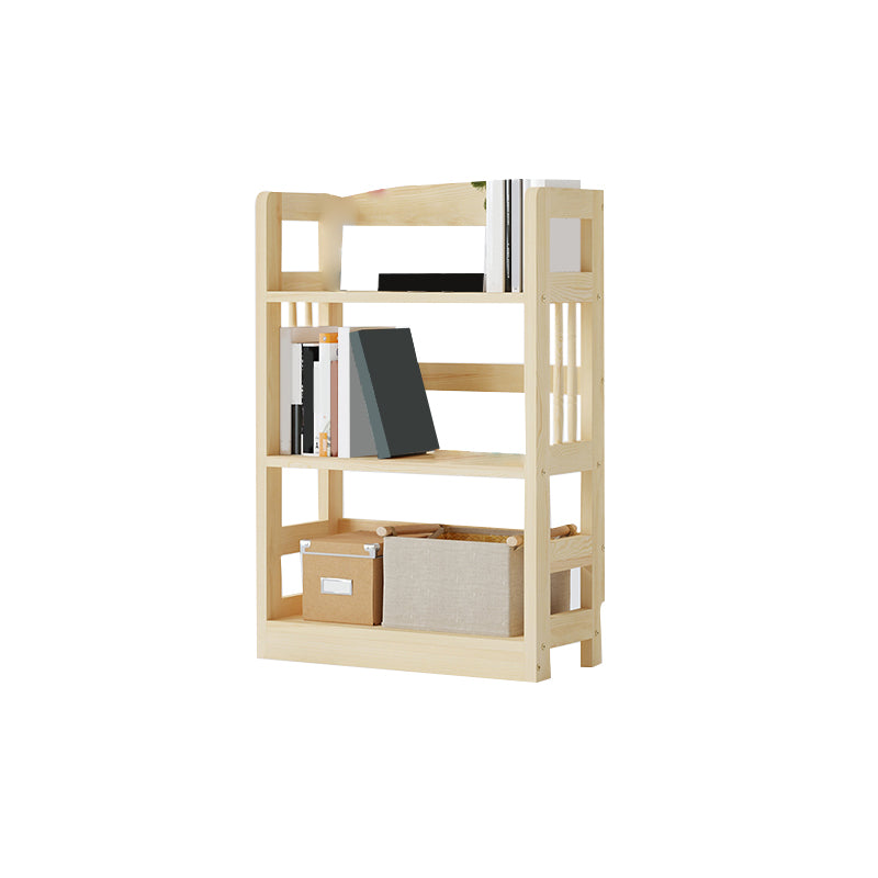 Scandinavian Open Shelf Bookcase Shelves Included for Home Office