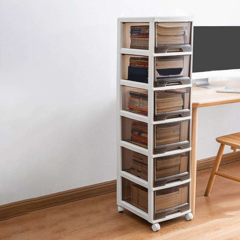 Modern Plastic Filing Cabinet Drawers Storage File Cabinet for Office