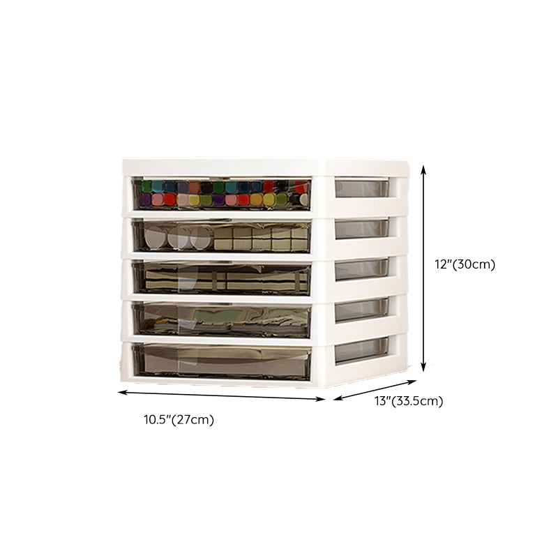 Transparent Filing Cabinet Modern Plastic Drawers File Cabinet