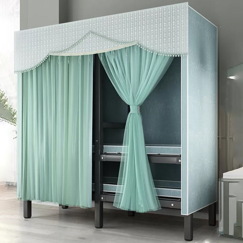 Foldable Metal Frame Wardrobe Wardrobe Freestanding Wardrobe with Garment Rod