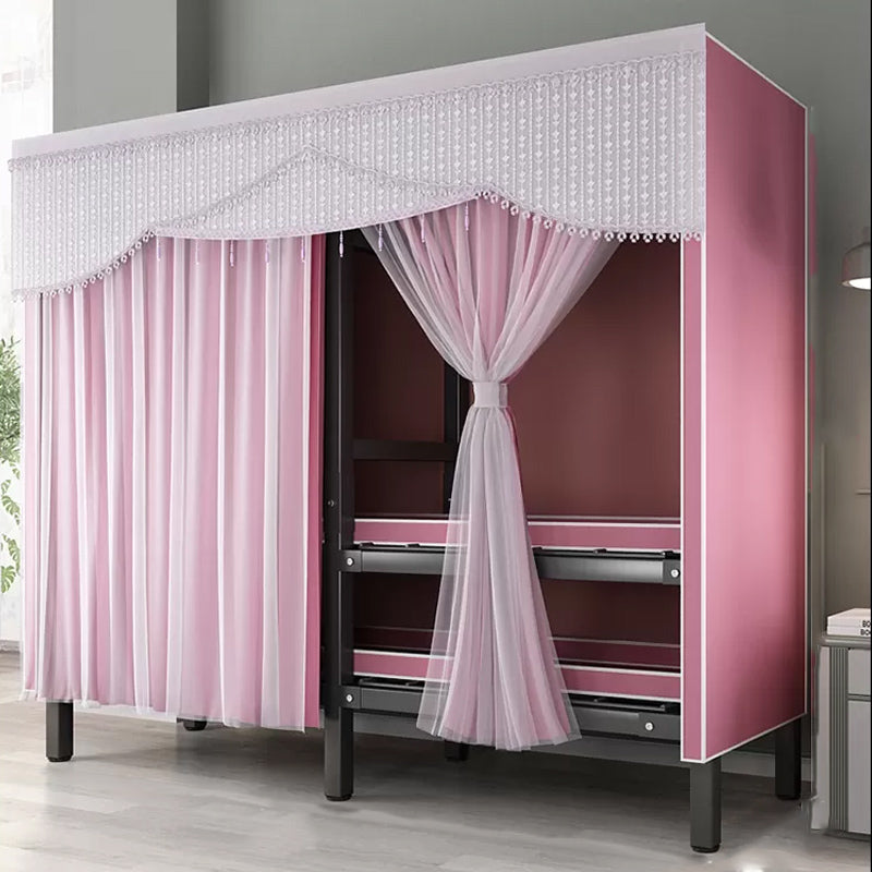 Foldable Metal Frame Wardrobe Wardrobe Freestanding Wardrobe with Garment Rod