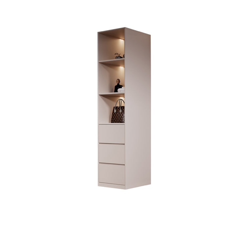 Sliding Wardrobe Armoire with Shelves Contemporary Wardrobe Cabinet