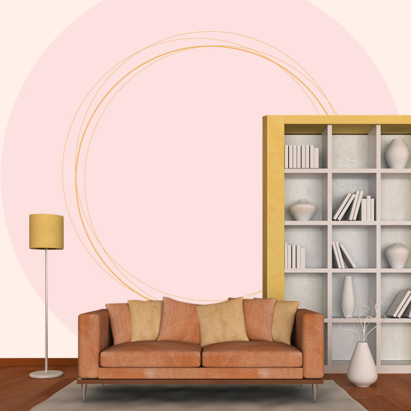 Modern Illustration Mural Wallpaper Plant Pattern Indoor Wall Mural