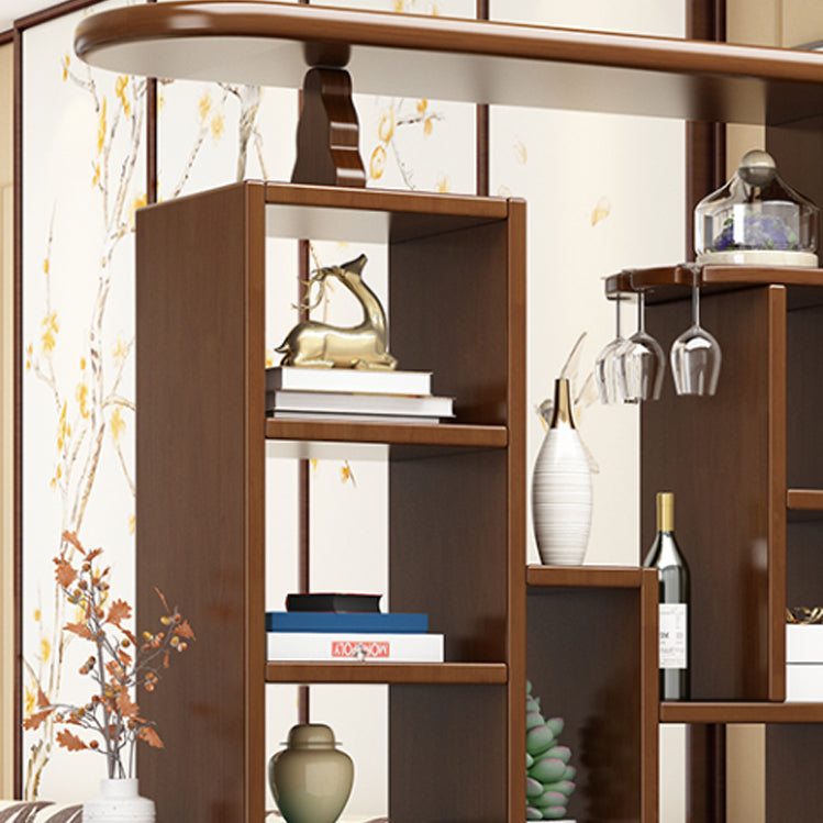 Contemporary Solid Wood 3-drawer Accent Cabinet with Door and Shelves