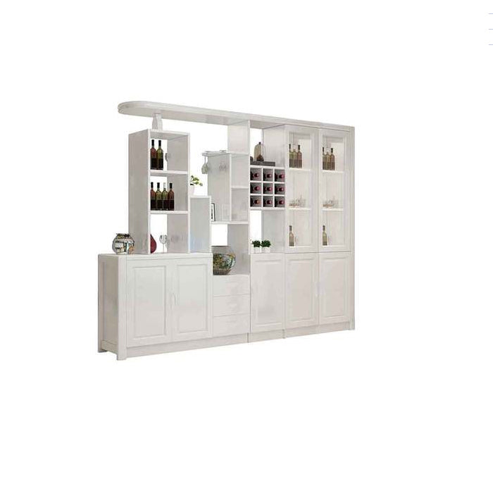 Solid Wood Modern 3-drawer Accent Cabinet with Doors and Shelves