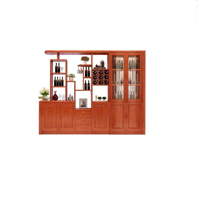 Solid Wood Modern 3-drawer Accent Cabinet with Doors and Shelves