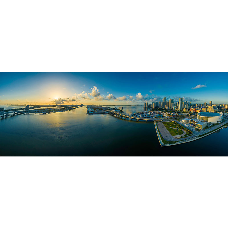 Cityscapes Pattern Mildew Wall Mural Photography Horizontalt for Living Room