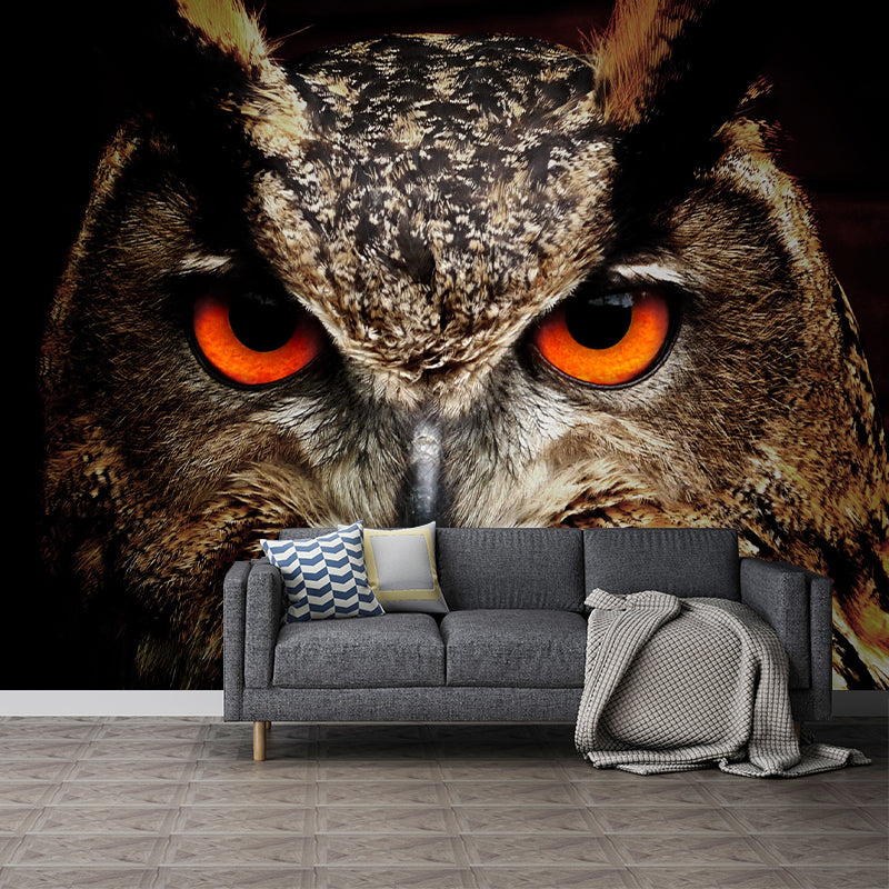 Animal Photography Pattern Mildew Wall Mural Horizontalt for Living Room