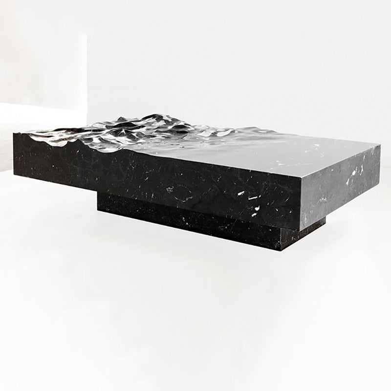 Single Modern Pedestal Plastic 1 Coffee Or End Table for Bedroom