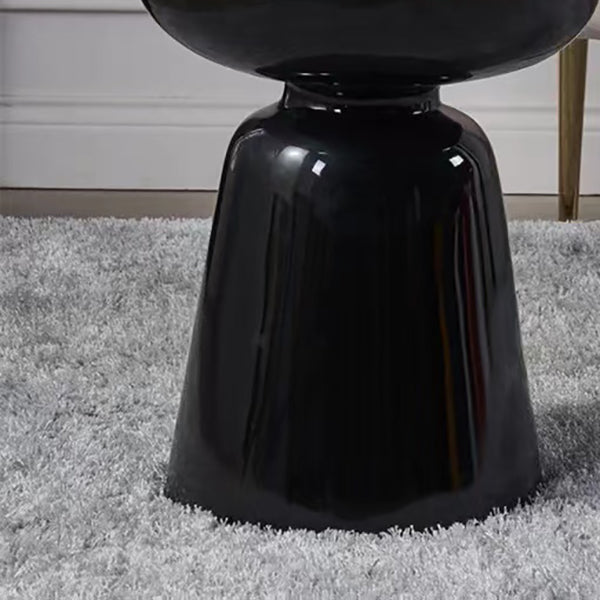 No Distressing Plastic Pedestal Modern 1 Round Coffee Table for Bedroom