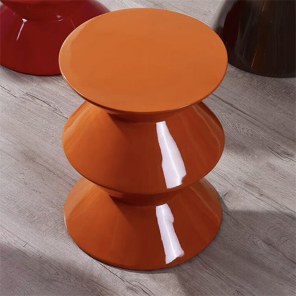 No Distressing Plastic Pedestal Modern Round 1 Coffee Table for Bedroom