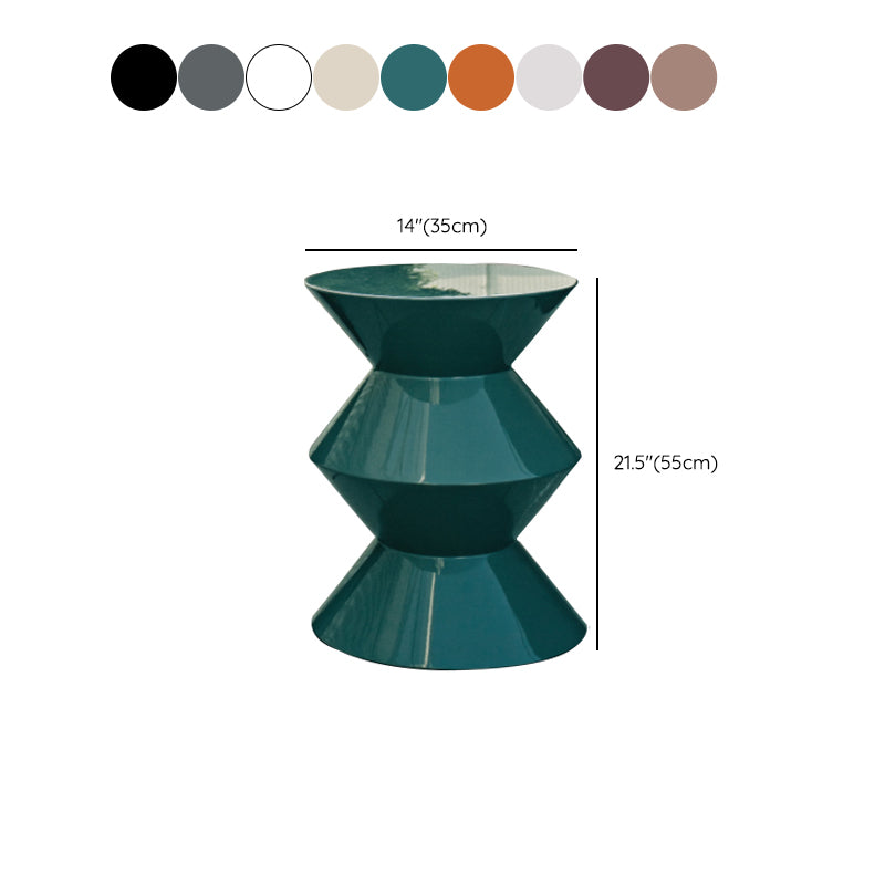 No Distressing Plastic Pedestal Modern Round 1 Coffee Table for Bedroom