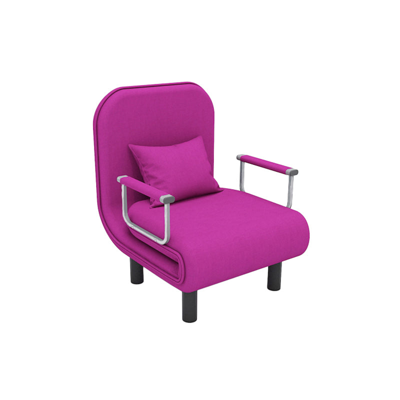 Removable Cushions Sleeper Sofa Contemporary Square Arms Sofa Bed