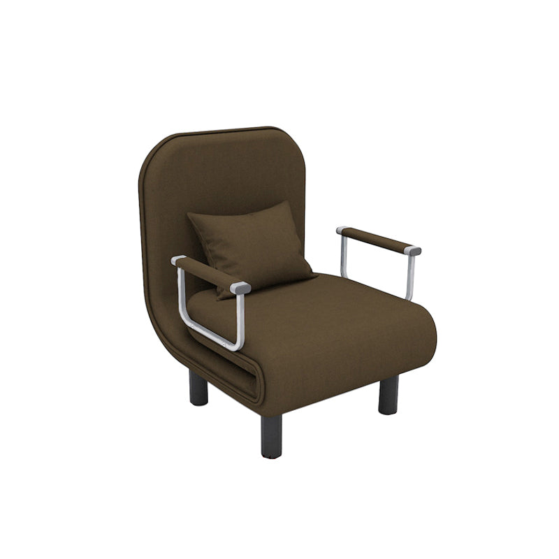 Removable Cushions Sleeper Sofa Contemporary Square Arms Sofa Bed