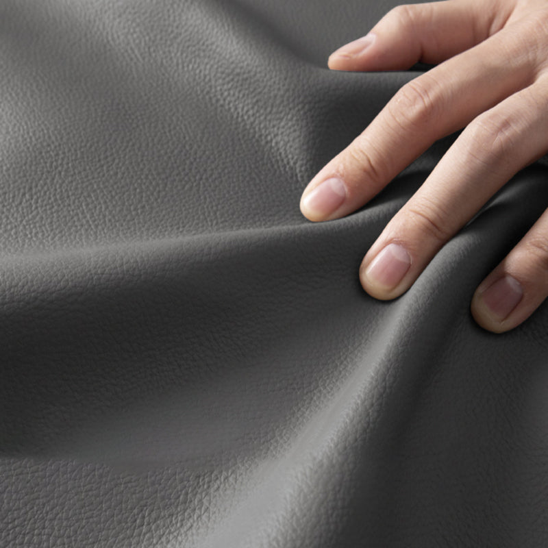 Modern Pillowed Back Cushions Black Sectional Flared Arm Chesterfield Sectional